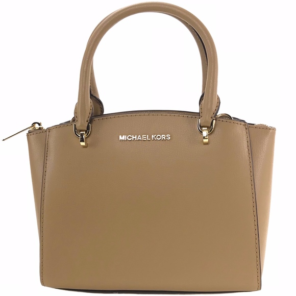 MICHAEL KORS Ellis SM Convertible Leather Satchel